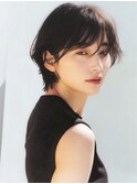 ショートボブ/マッシュショート/地毛風カラー/ショートウルフ