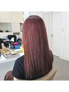 美容室 マシェリ ピンクベージュ