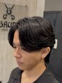 men's salon Gaudi 西宮北口店【メンズサロン ガウディ】【4月3日OPEN(予定)】 【ナチュラルセンターパート×曲がる縮毛矯正】@nonakashion