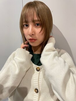 ティック 福井鯖江店(tic.)の写真/《肌馴染みの良いハイトーンカラー～上品な明るめハイトーンまで幅広くご提案♪》
