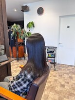 ゴデーレ(GODERE) 透け感ナチュラルストレートロングヘア髪質改善20代30代40代