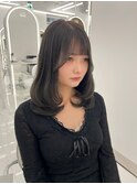 韓国風レイヤーカット髪質改善ダブルカラーハッシュカット