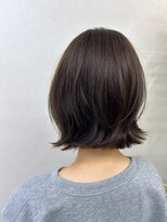 トッカ 広島(tocca)&nbsp;外はねレイヤーボブ×オリーブグレージュ♪