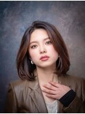 大人柔らかボブ