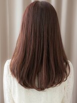 モッズヘア 越谷(mod's hair)&nbsp;チェリーレッドピンクベージュ抜け感ニュアンスパーマ20代30代W