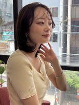 シア(sia)&nbsp;レイヤーボブタッセルボブ韓国ボブ韓国風ボブ大阪心斎橋大人女性
