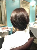 落ち着きのある大人ショートボブ☆