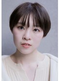 ぱつっとショート