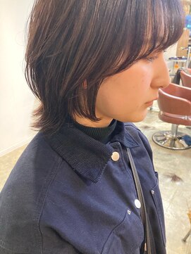 ヘアーブレイス(hair brace) ボブ×ウルフ　stylist 菅野
