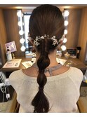 結婚式ヘアアレンジ