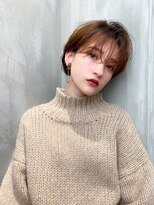 オースティン 門前仲町(AUSTIN)&nbsp;大人かわいい前髪セシルカットココアブラウンフリンジウェーブ