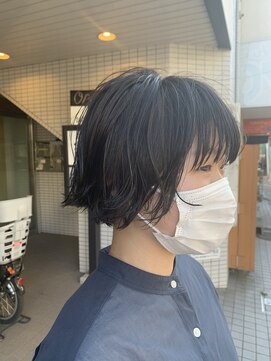 ヘアアンドスペース ベロン(hair&space velon) パッツンボブ