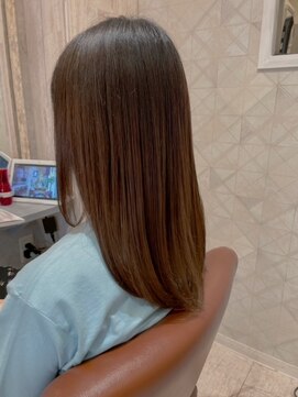 グランツ バイ ブルーム 蛍池店(GLANZ by bloom) 【蛍池店】ツヤ髪☆髪質改善ストレート20代30代40代×セミロング