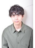 メンズマッシュ×カーリーパーマ