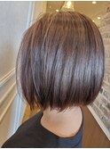 シークレットハイライト/ショコラピンク/マッシュヘアー/艶感