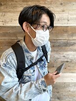 バーチ(BIRCH)&nbsp;センターパート×ナチュラルパーマ