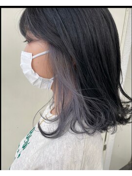 ジーナ セントラル銀座(Zina) こなれミディ*美髪*ホワイトグレージュ【ZinaCENTRAL】