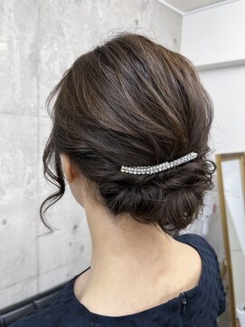 メルシー トータル ブランディング サロン(merci TOTAL BRANDING SALON) 結婚式のお呼ばれヘアセット/大人シニヨン/merci横浜