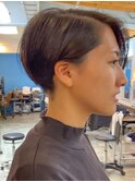 【tetote山口のサロンスタイル】前髪なし ハンサムショート