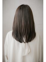 カバーヘア ブリス 川口(COVER HAIR bliss)&nbsp;□斜めバングダークアッシュ艶髪カール116-2★川口30代40代50代