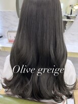 シェノン サントル(CHAINON CENTRE)&nbsp;グレージュカラー/シルキーベージュ/斜めバング[梅田/大阪]