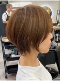 【松本聖】ブラウンショートカット《大阪梅田》