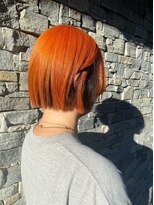 ブラン(Le BLANC)&nbsp;【下地　由美】切りっぱなしミニボブインナーカラー