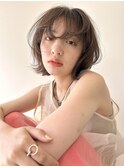 【志免】透明感ベージュカラー/ボブルフ☆山之内