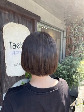 タエビスアリッサム(Taebis Alyssum) ミニボブ 髪質改善