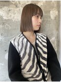 【sheta表参道】　ボブ　ブラウンベージュ