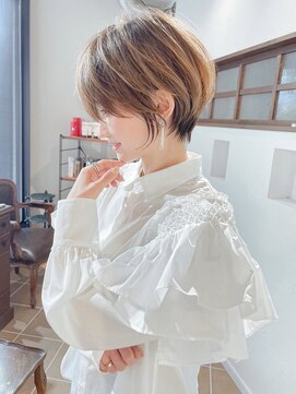 ハルキミナト ジャパン トウキョウ(HARUKI MINATO japan TOKYO) 20代30代40代50代耳かけショート前髪なしハンサムショートカット