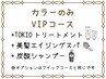 【カラーのみVIPコース】艶髪カラー＋マイナスtr+TOKIOtr+美髪スパ