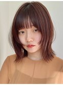 顔まわりカットでいつもと違う雰囲気に♪