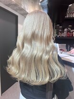 ペレ 栄店(PELE) デザインカラー/レイヤーカット/ウェットヘア/オリーブベージュ