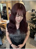 この夏はレッドブラウンで可愛く♪