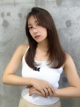 シーシンジュク 新宿南口(Sea shinjuku) 韓国風前髪×レイヤーカット【髪質改善/新宿/レイヤーカット】