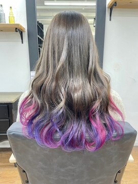 カノン(kanon) 【kanon松戸】青木優歩　ピンク×パープルグラデーション