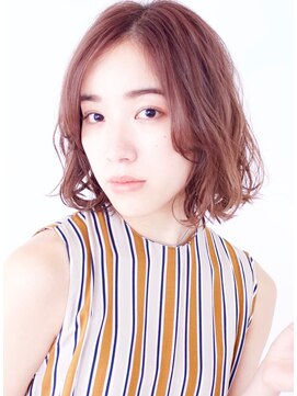 アイスバーグ ウェスト 清澄白河(eyesburg W/est) ゆるふわボブピンクベージュ