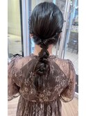 結婚式編みおろしアレンジ★