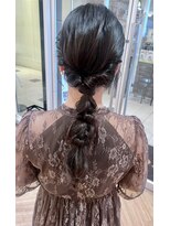 コワファースト  させぼ五番街店(COIFF1RST)&nbsp;結婚式編みおろしアレンジ★