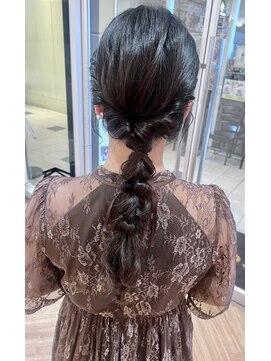 コワファースト させぼ五番街店(COIFF1RST) 結婚式編みおろしアレンジ★