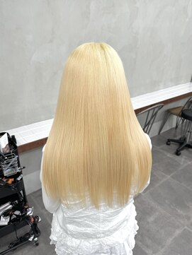 ニコ トウキョウ 渋谷(nico TOKYO) ホワイトブロンド/髪質改善/ダブルカラー/ケアブリーチ