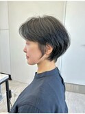 黒髪カタログ/ボブルフ/小顔に見せるヘア/ワンレン