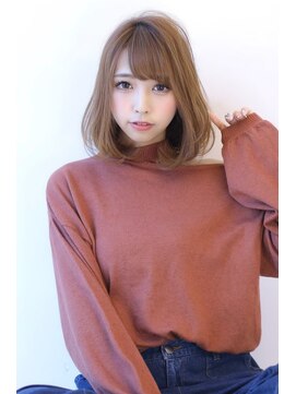 オーロ 千里山店(ORO) 20代30代40代50代ボブルフネビージュ小顔ワンレンショート