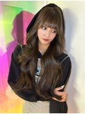 韓国くびれヘア♪オリーブベージュ