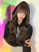 韓国くびれヘア♪オリーブベージュ