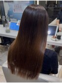 艶髪ストレート　髪質改善カラー　髪質改善トリートメント
