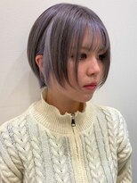 ソワネ 表参道(soigne)&nbsp;顔周りレイヤー大人上品くびれショートボブ