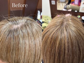 美容室 アンテナ オンワード店(ANTENNA)の写真/気になる白髪を最小限のダメージでしっかりケアしながらお手入れ。人気の白髪ぼかしもお任せ下さい◎