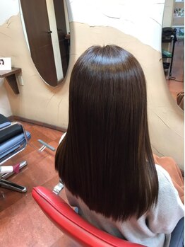 ミュゼ(Musee)の写真/【西大和/髪質改善】うねり・広がりを抑えて、自然な美ストレートへ